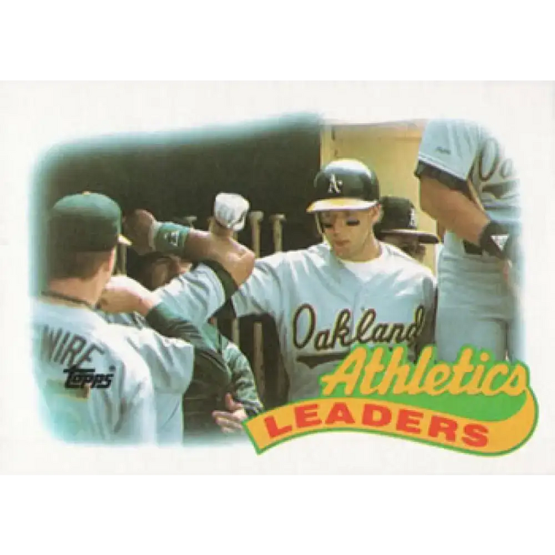 1989 Topps #639 Walt Weiss Oakland A’s TL NM-MT Oakland Athletics Baseball Card - Baseball Card Single