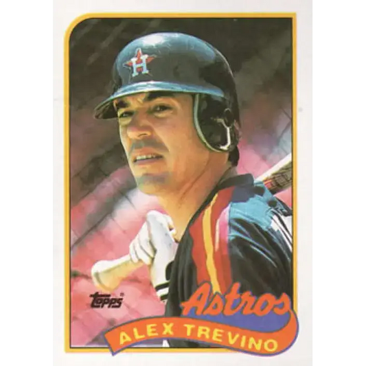 1989 Topps #64 Alex Trevino NM-MT Houston Astros Baseball Card - Baseball Card Single