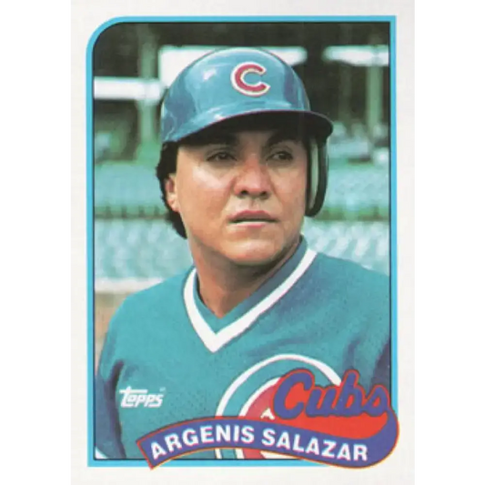 1989 Topps #642 Angel Salazar NM-MT Chicago Cubs Baseball Card - Baseball Card Single