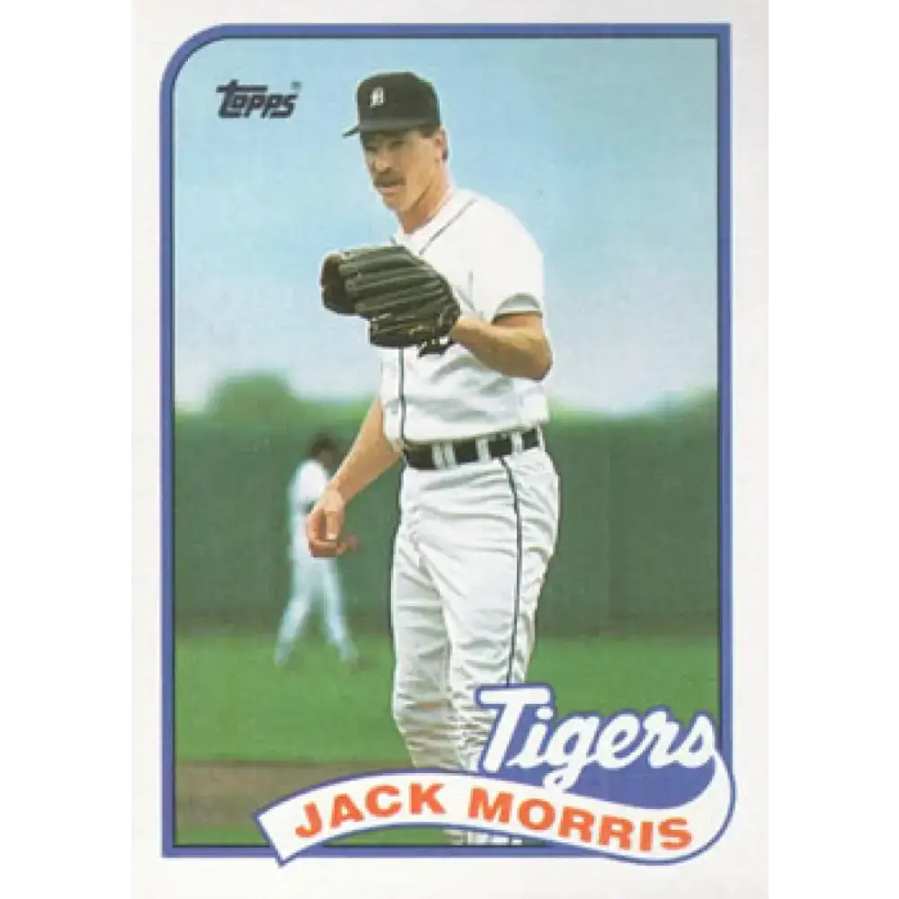 1989 Topps #645 Jack Morris NM-MT Detroit Tigers Baseball Card - Baseball Card Single