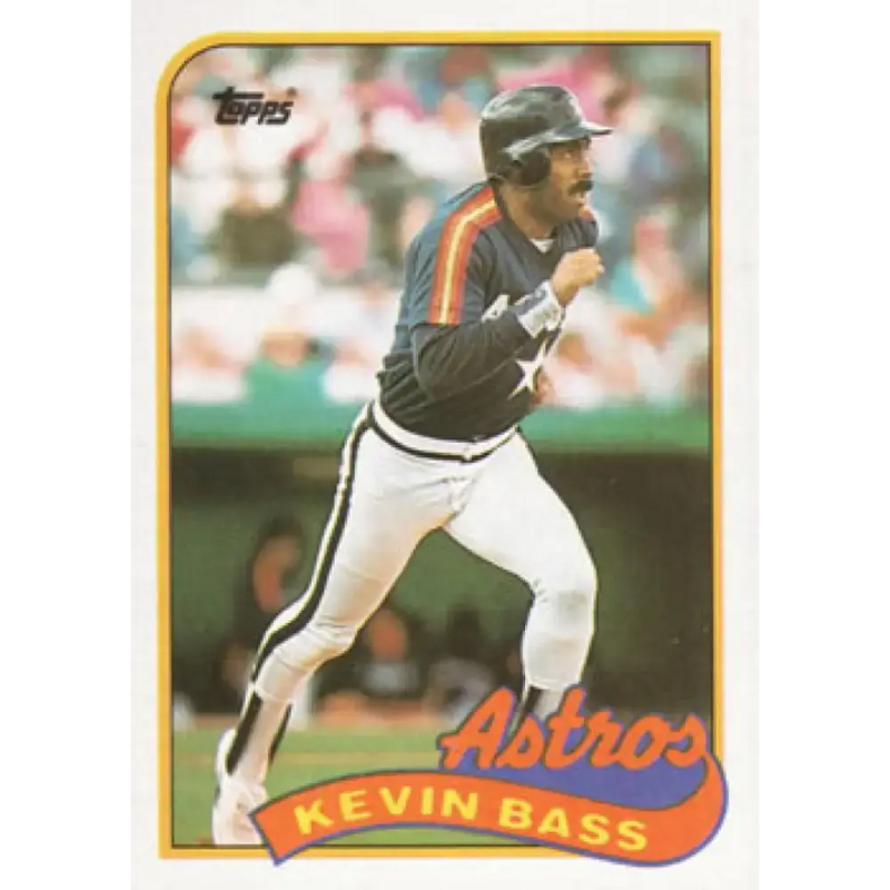 1989 Topps #646 Kevin Bass NM-MT Houston Astros Baseball Card - Baseball Card Single