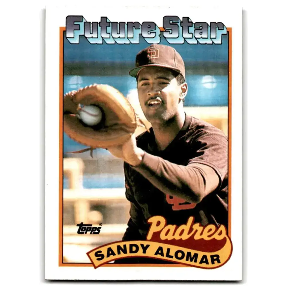 1989 Topps #648a Sandy Alomar Jr. NM-MT San Diego Padres Baseball Card - Baseball Card Single