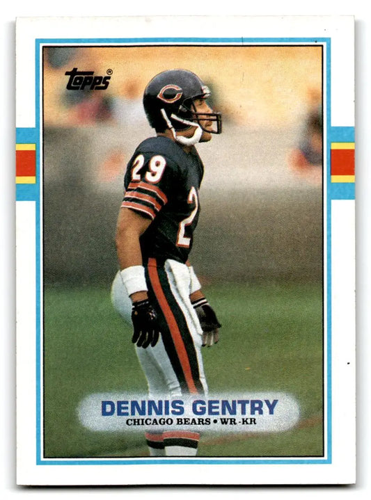 1989 Topps #65 Dennis Gentry - Football Card Single