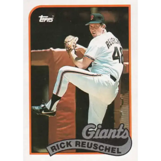 1989 Topps #65 Rick Reuschel NM-MT San Francisco Giants Baseball Card - Baseball Card Single