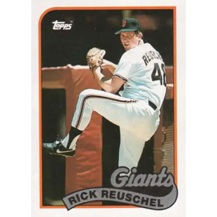 1989 Topps #65 Rick Reuschel NM-MT San Francisco Giants Baseball Card - Baseball Card Single