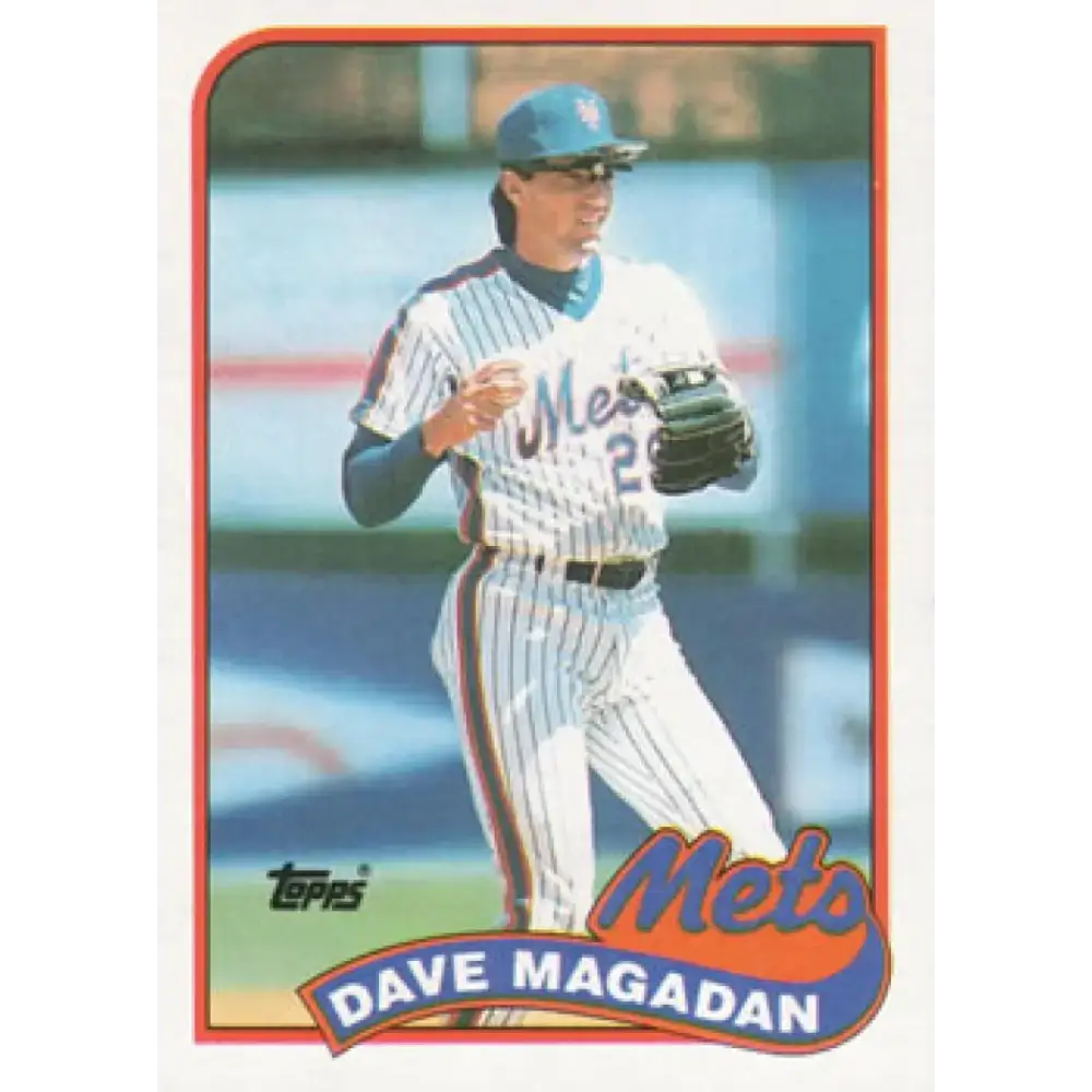 1989 Topps #655 Dave Magadan NM-MT New York Mets Baseball Card - Baseball Card Single