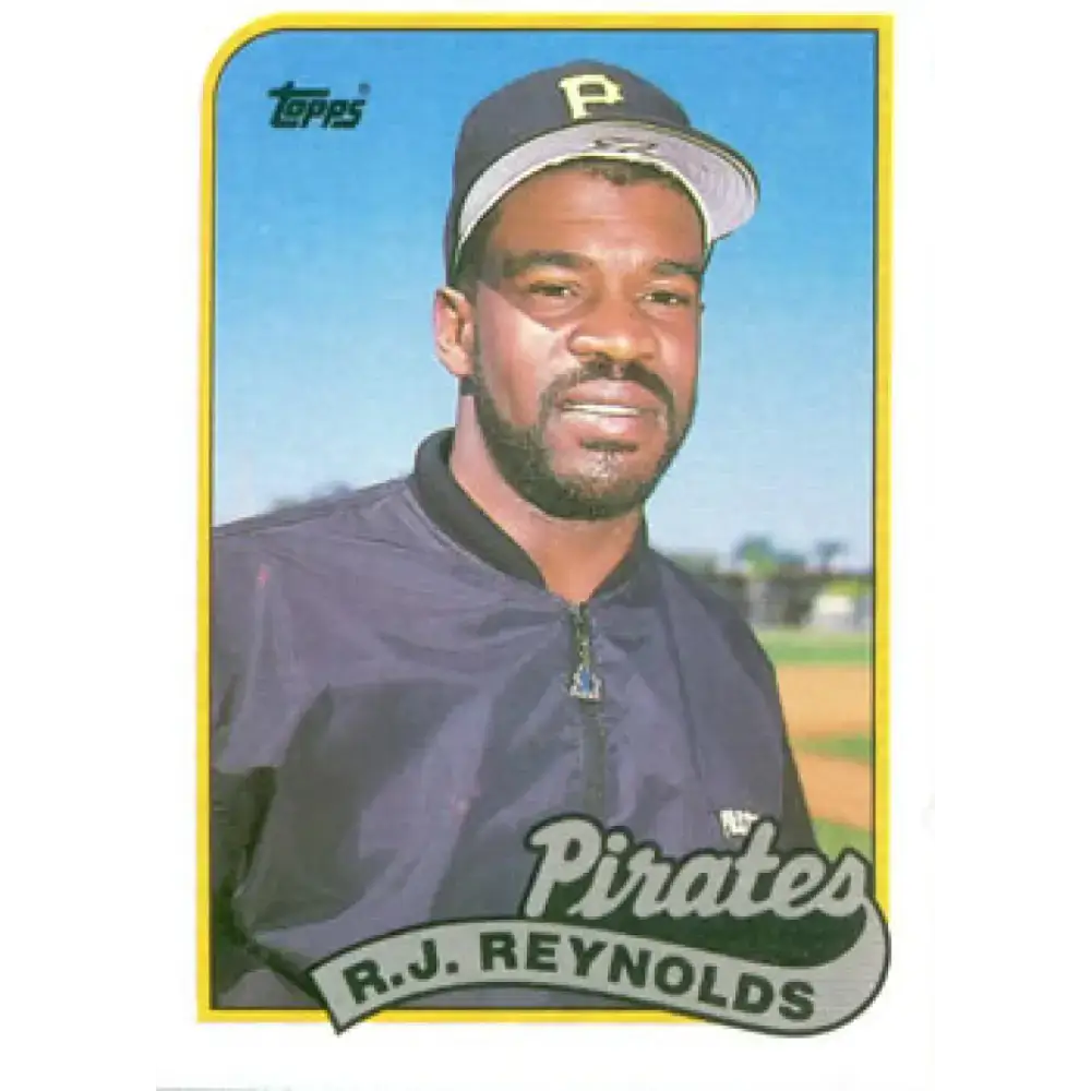 1989 Topps #658 R.J. Reynolds NM-MT Pittsburgh Pirates Baseball Card - Baseball Card Single