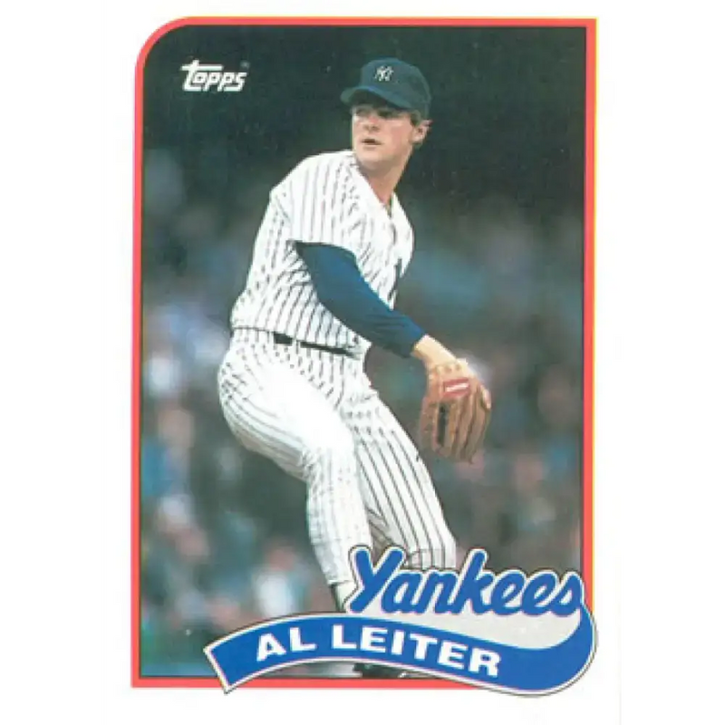 1989 Topps #659 Al Leiter NM-MT New York Yankees Baseball Card - Baseball Card Single