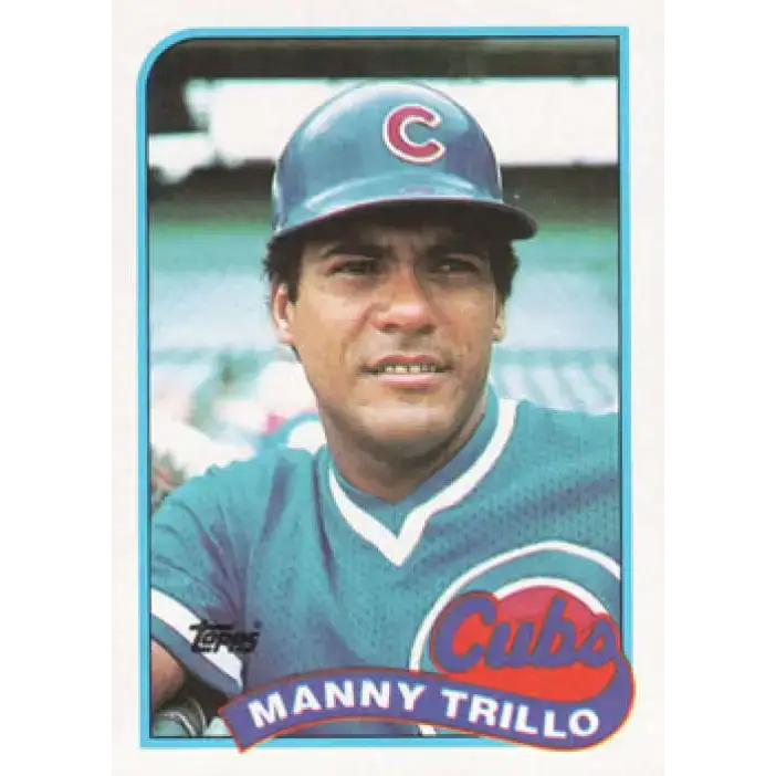 1989 Topps #66 Manny Trillo NM-MT Chicago Cubs Baseball Card - Baseball Card Single