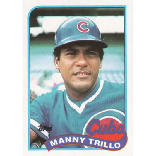 1989 Topps #66 Manny Trillo NM-MT Chicago Cubs Baseball Card - Baseball Card Single