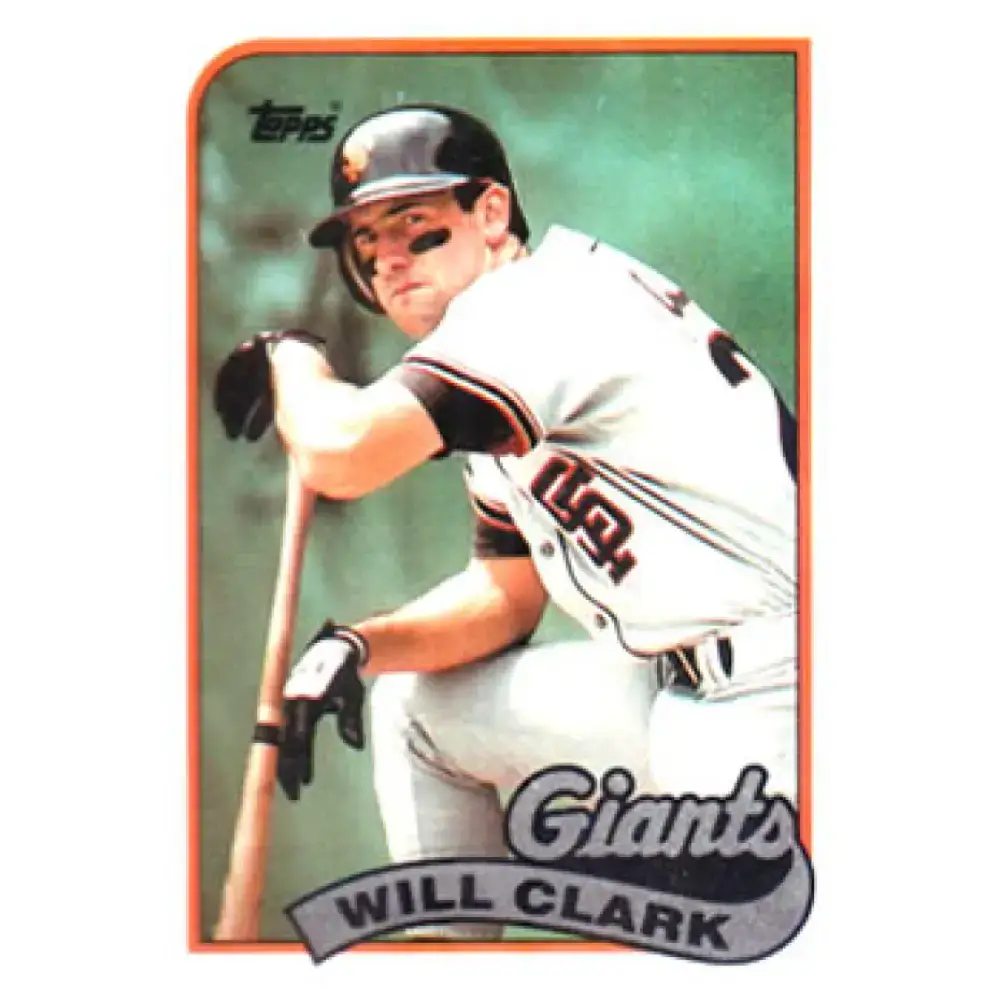 1989 Topps #660 Will Clark NM-MT San Francisco Giants Baseball Card - Baseball Card Single