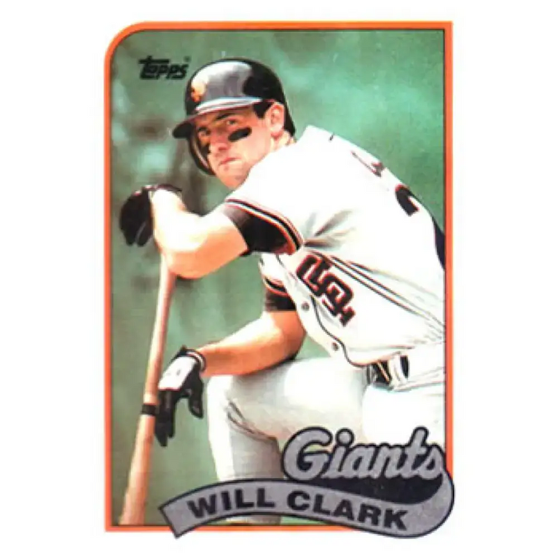 1989 Topps #660 Will Clark NM-MT San Francisco Giants Baseball Card - Baseball Card Single