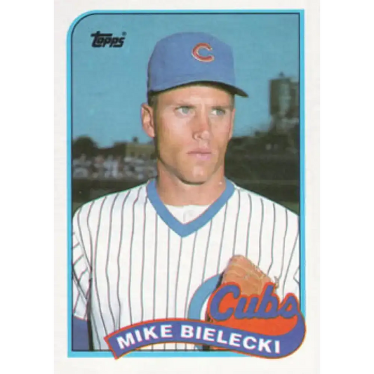 1989 Topps #668 Mike Bielecki NM-MT Chicago Cubs Baseball Card - Baseball Card Single