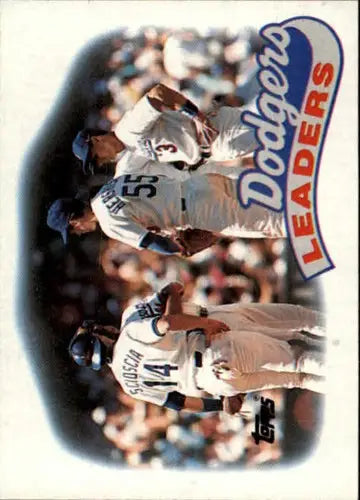 1989 Topps Dodgers baseball card featuring Orel Hershiser Los Angeles Dodgers player