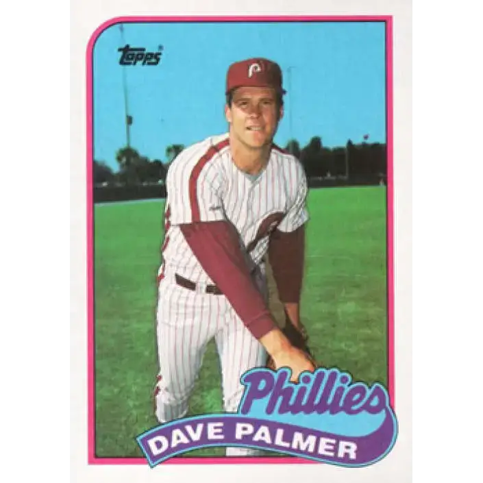1989 Topps #67 Dave Palmer NM-MT Philadelphia Phillies Baseball Card - Baseball Card Single