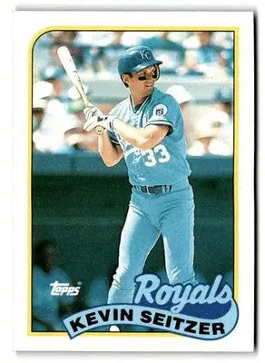 1989 Topps #670 Kevin Seitzer - Baseball Card Single