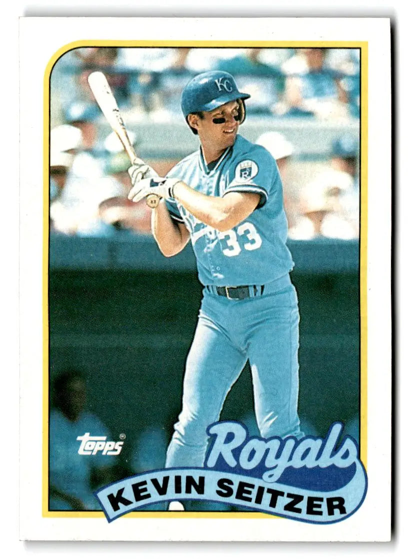 1989 Topps #670 Kevin Seitzer - Baseball Card Single