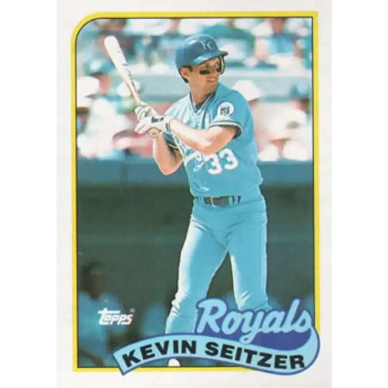 1989 Topps #670 Kevin Seitzer NM-MT Kansas City Royals Baseball Card - Baseball Card Single