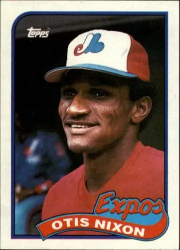 1989 Topps #674 Otis Nixon NM-MT Expos - Baseball Card Single