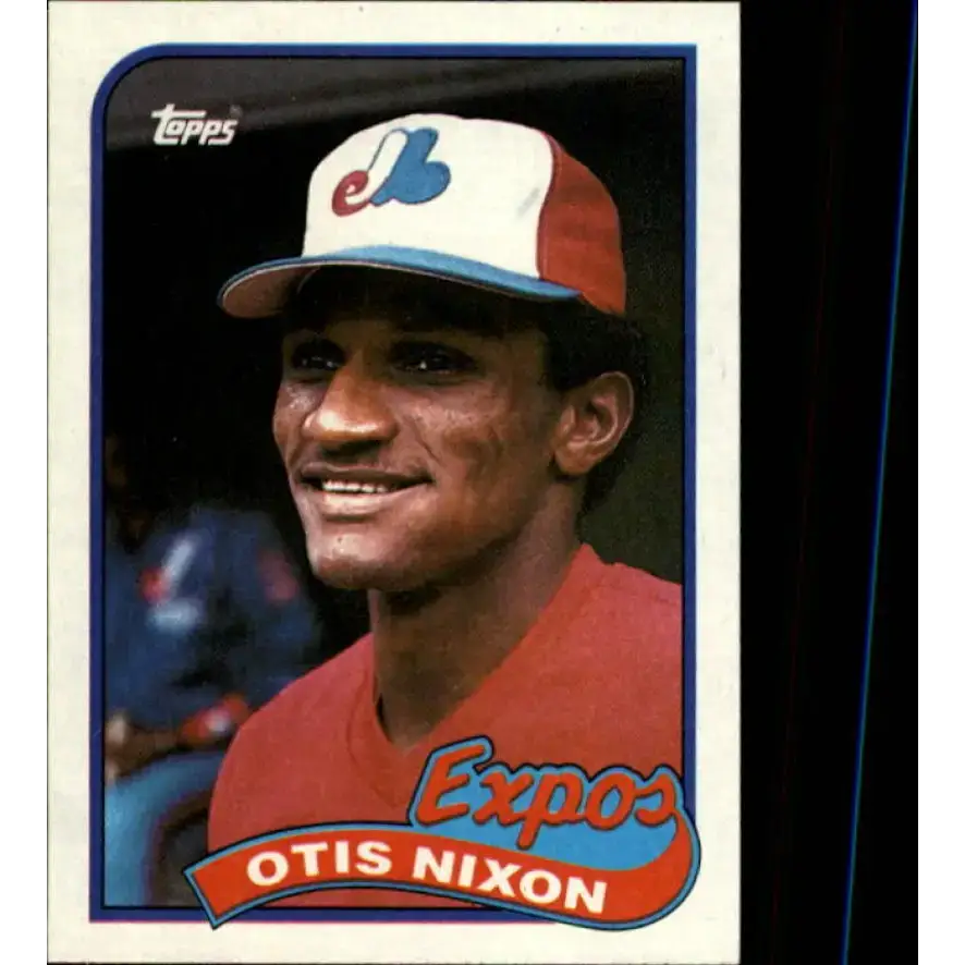 1989 Topps #674 Otis Nixon NM-MT Montreal Expos Baseball Card - Baseball Card Single