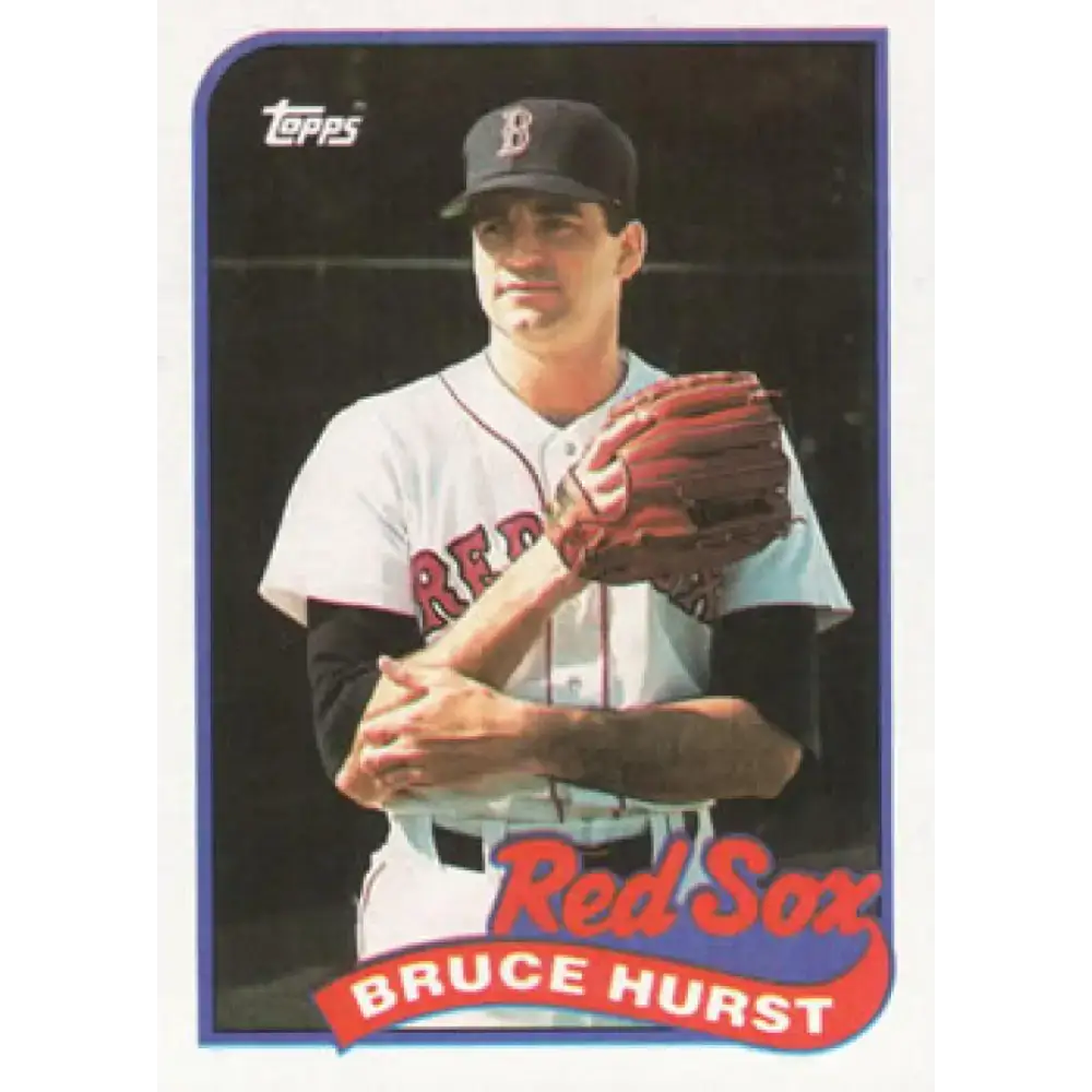 1989 Topps #675 Bruce Hurst NM-MT Boston Red Sox Baseball Card - Baseball Card Single