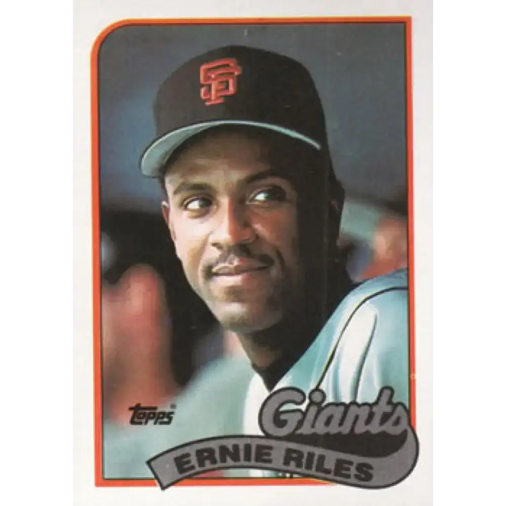 1989 Topps #676 Ernest Riles NM-MT San Francisco Giants Baseball Card - Baseball Card Single