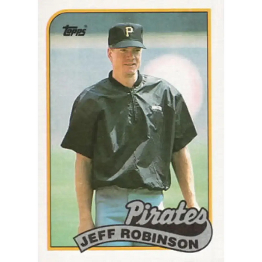1989 Topps #681 Jeff Robinson NM-MT Pittsburgh Pirates Baseball Card - Baseball Card Single
