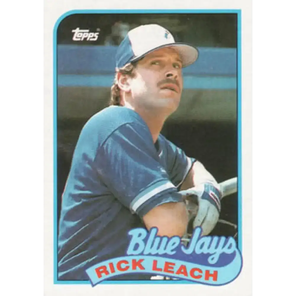 1989 Topps #682 Rick Leach NM-MT Toronto Blue Jays Baseball Card - Baseball Card Single