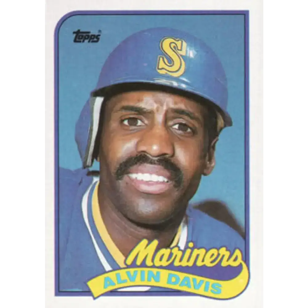 1989 Topps #687 Alvin Davis NM-MT Seattle Mariners Baseball Card - Baseball Card Single