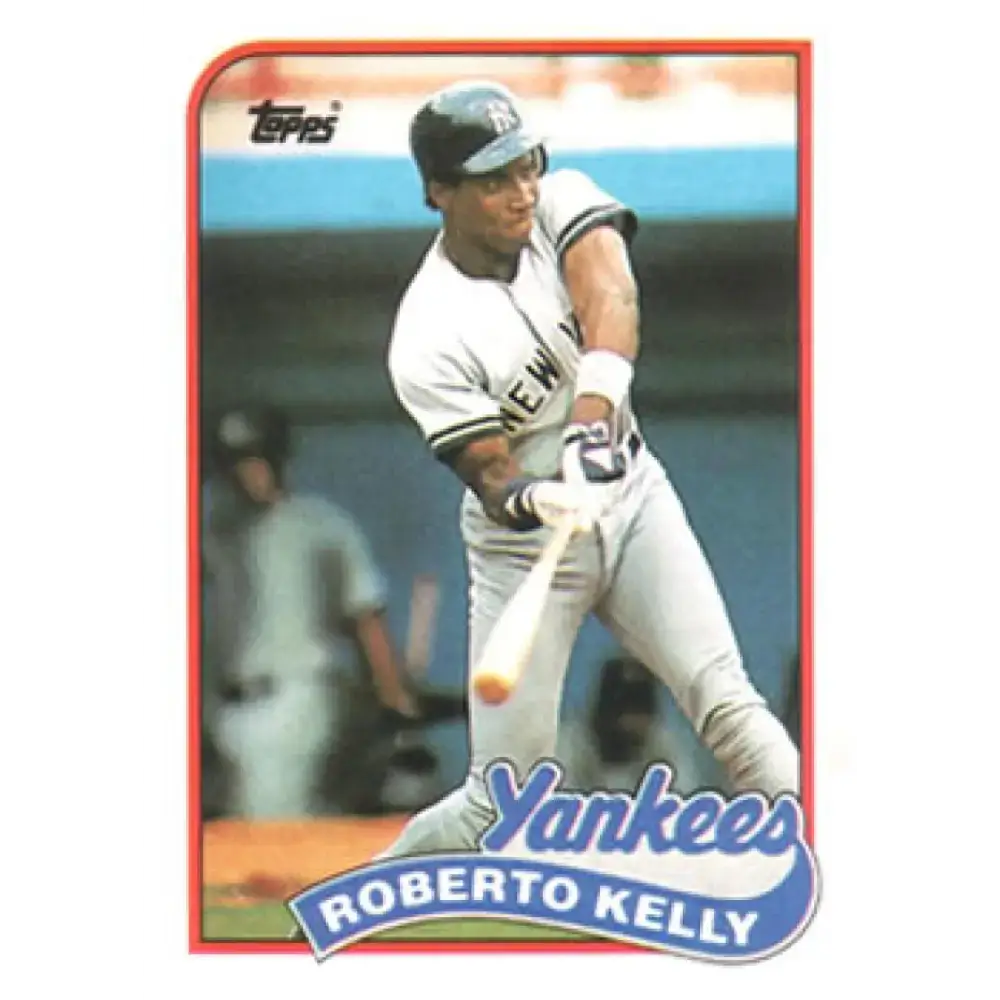 1989 Topps #691 Roberto Kelly UER NM-MT New York Yankees Baseball Card - Baseball Card Single