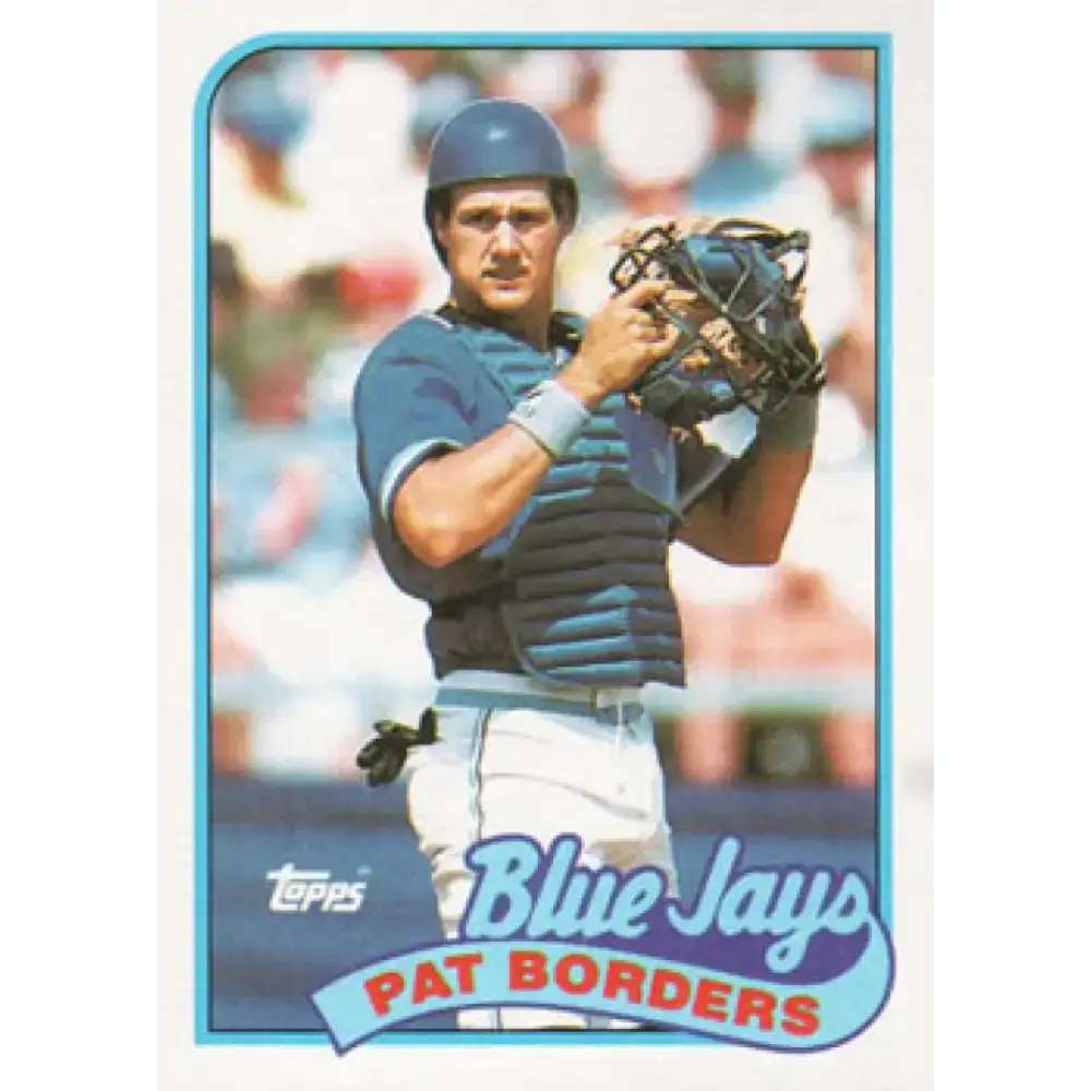 1989 Topps #693 Pat Borders NM-MT RC Rookie Toronto Blue Jays Baseball Card - Baseball Card Single