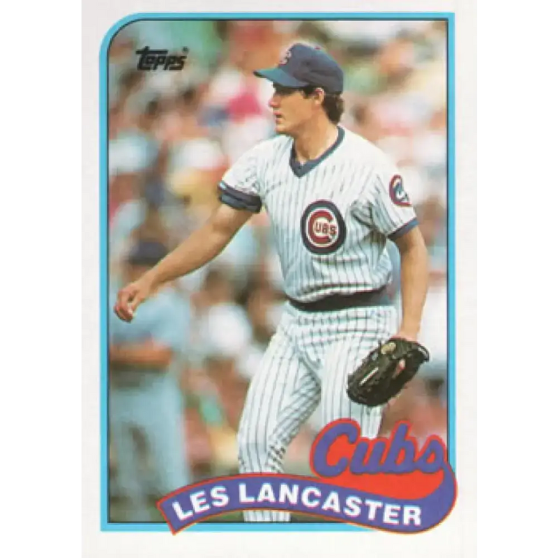 1989 Topps #694 Les Lancaster NM-MT Chicago Cubs Baseball Card - Baseball Card Single