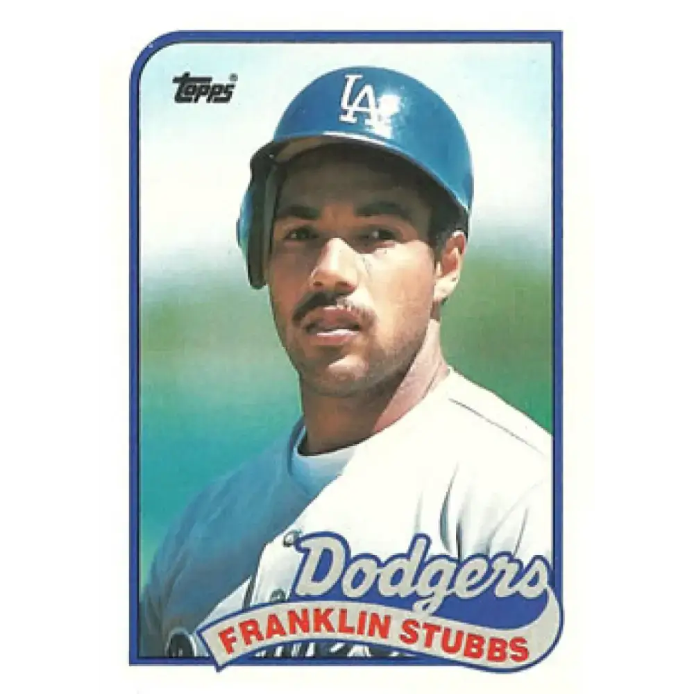 1989 Topps #697b Franklin Stubbs COR NM-MT Los Angeles Dodgers Baseball Card - Baseball Card Single