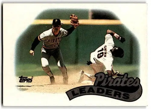 Original gloss of 1989 Topps Al Pedrique baseball card featuring Pittsburgh Pirates team