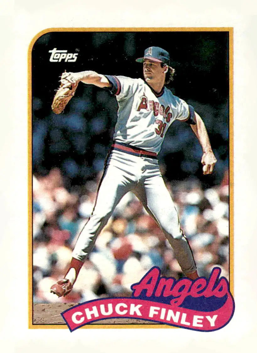 1989 Topps #708 Chuck Finley - Baseball Card Single