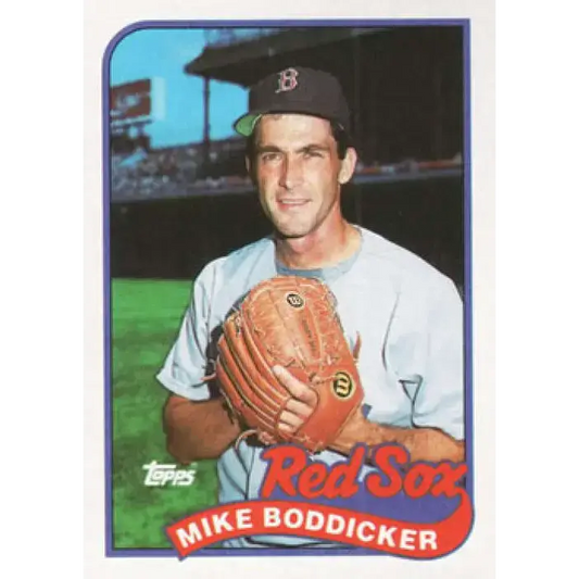 1989 Topps #71 Mike Boddicker NM-MT Boston Red Sox Baseball Card - Baseball Card Single
