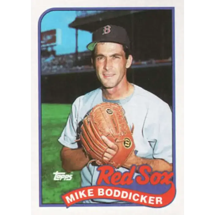 1989 Topps #71 Mike Boddicker NM-MT Boston Red Sox Baseball Card - Baseball Card Single