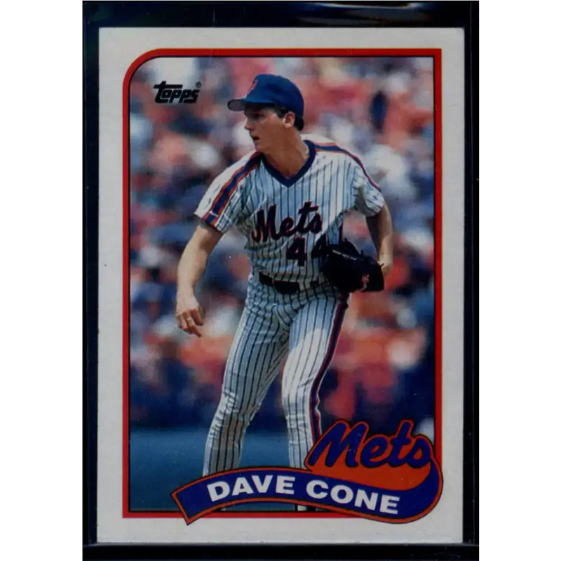 1989 Topps #710 David Cone NM-MT New York Mets Baseball Card - Baseball Card Single