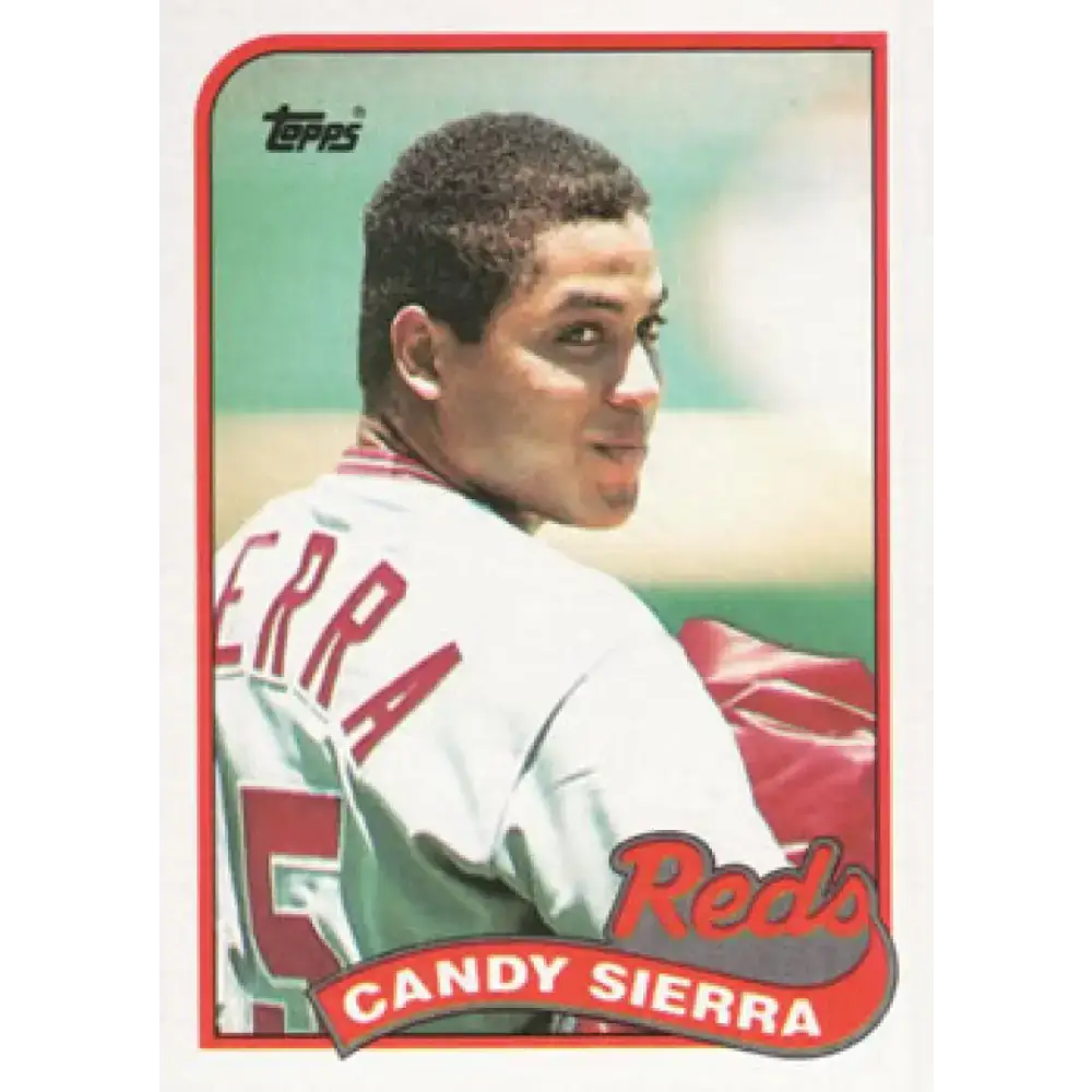 1989 Topps #711 Candy Sierra NM-MT Cincinnati Reds Baseball Card - Baseball Card Single