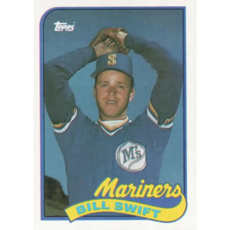 1989 Topps #712 Bill Swift NM-MT Seattle Mariners Baseball Card - Baseball Card Single