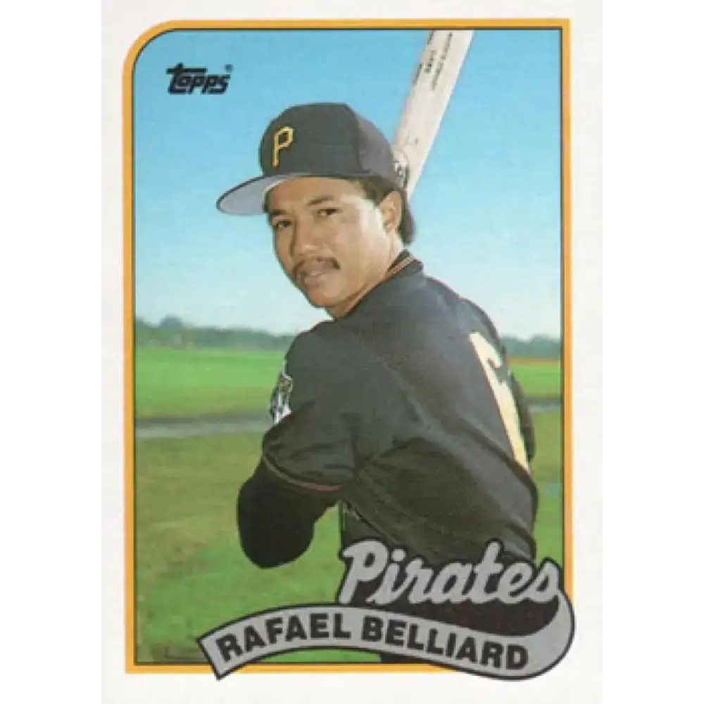 1989 Topps #723 Rafael Belliard NM-MT Pittsburgh Pirates Baseball Card - Baseball Card Single