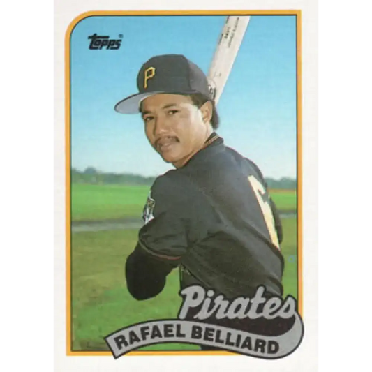 1989 Topps #723 Rafael Belliard NM-MT Pittsburgh Pirates Baseball Card - Baseball Card Single