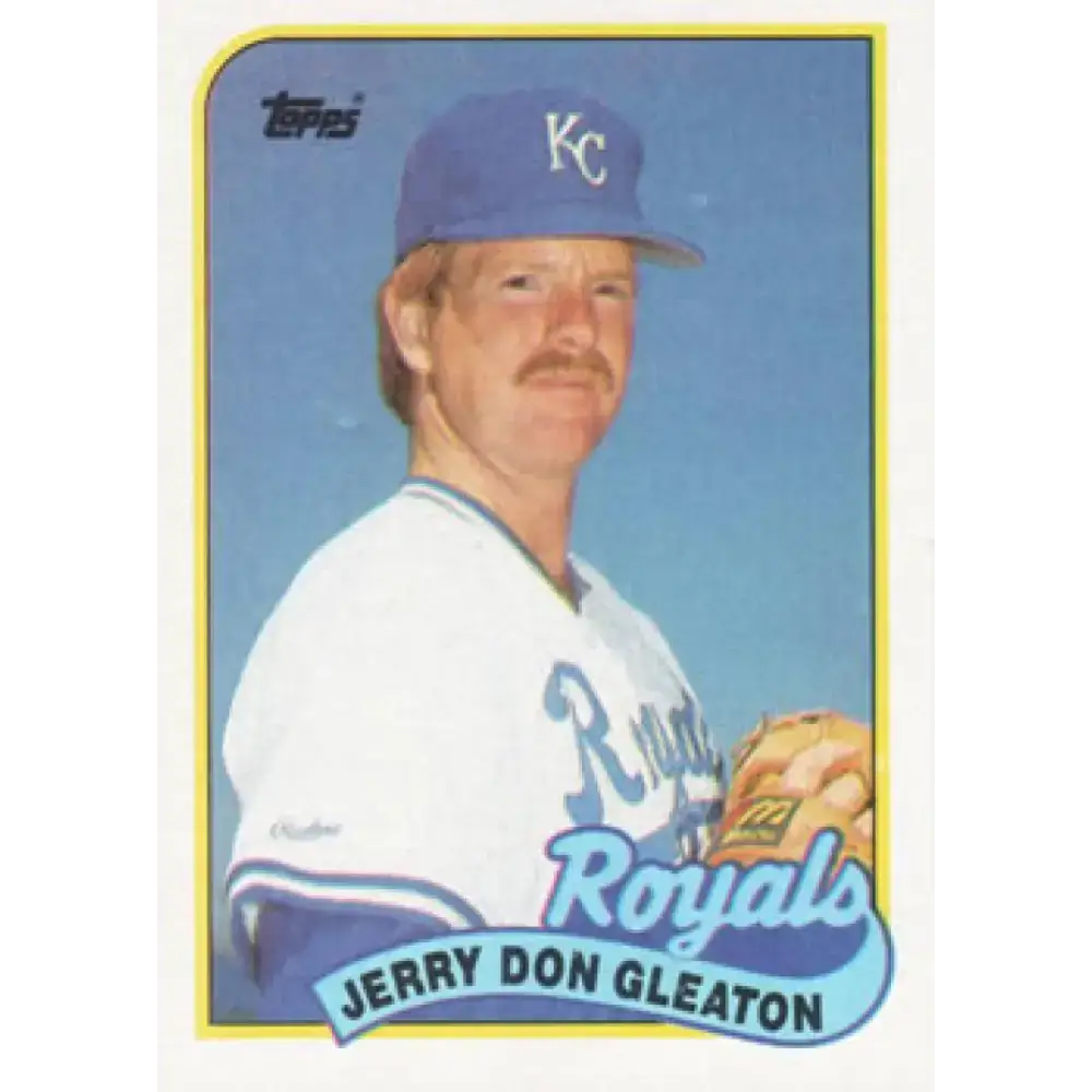 1989 Topps #724 Jerry Don Gleaton NM-MT Kansas City Royals Baseball Card - Baseball Card Single