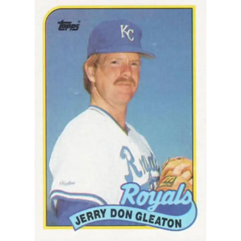 1989 Topps #724 Jerry Don Gleaton NM-MT Kansas City Royals Baseball Card - Baseball Card Single