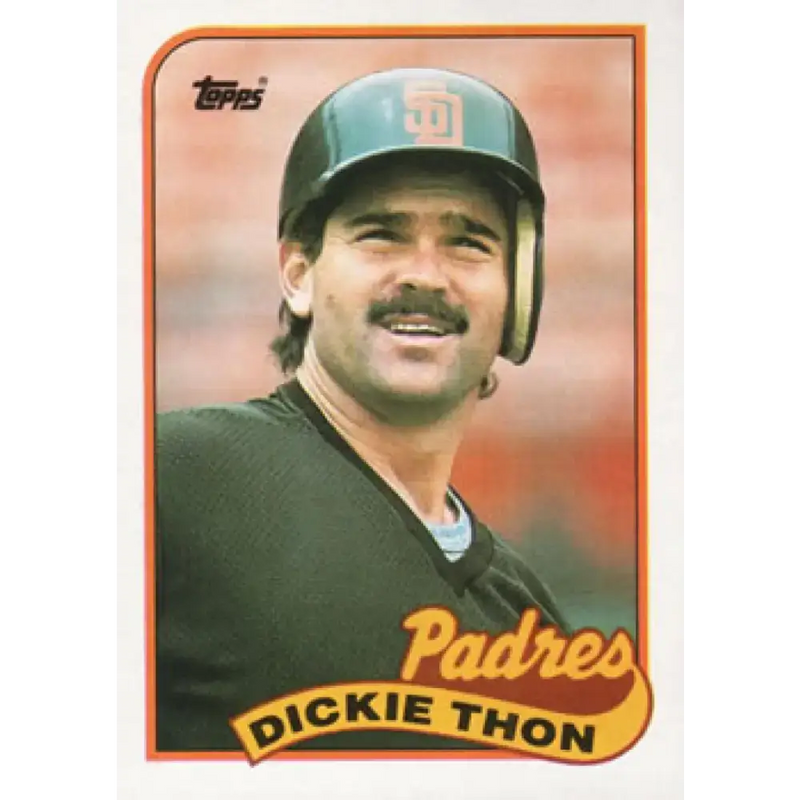 1989 Topps #726 Dickie Thon NM-MT San Diego Padres Baseball Card - Baseball Card Single
