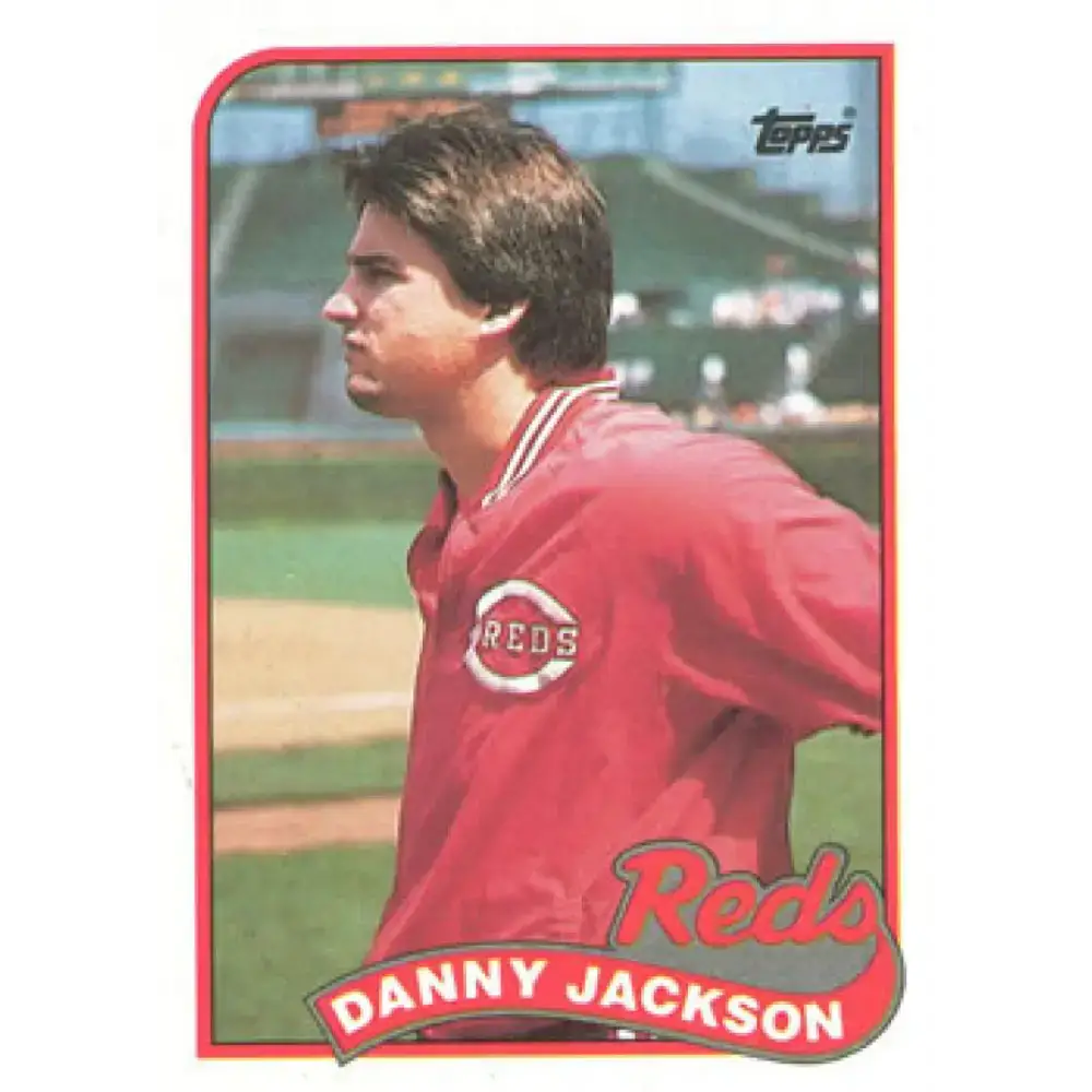 1989 Topps #730 Danny Jackson NM-MT Cincinnati Reds Baseball Card - Baseball Card Single