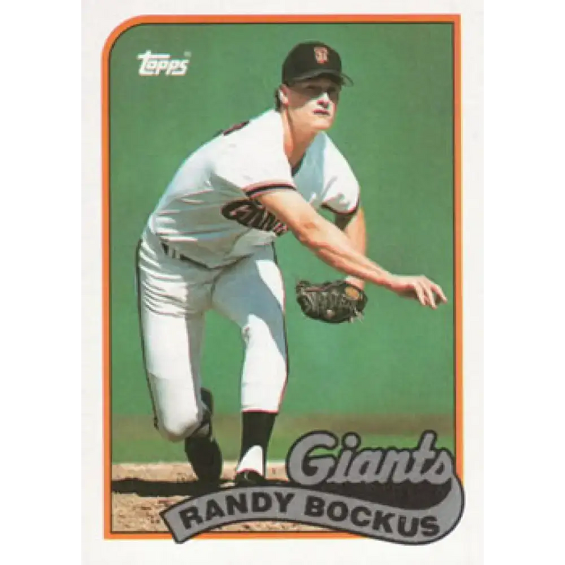 1989 Topps #733 Randy Bockus NM-MT San Francisco Giants Baseball Card - Baseball Card Single