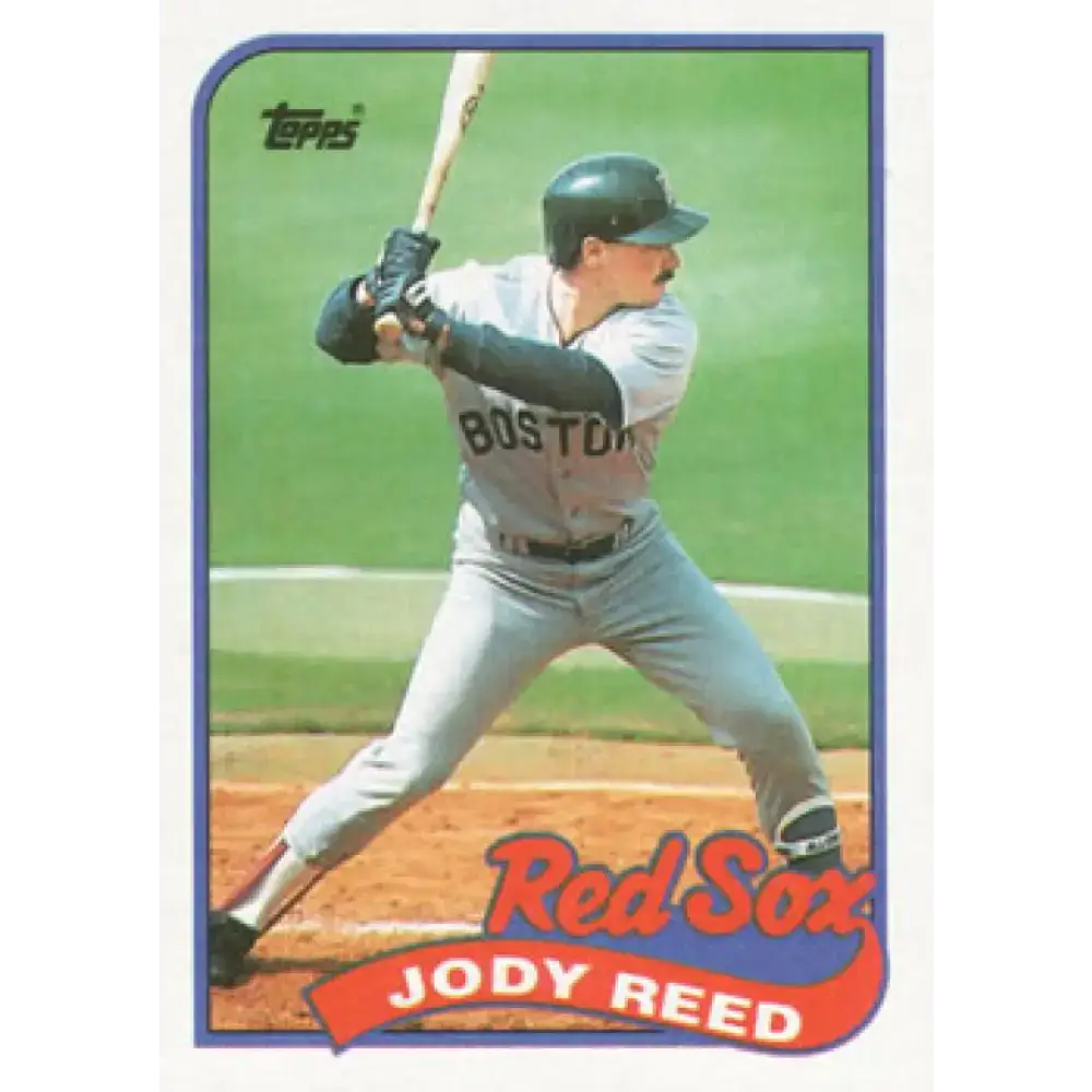 1989 Topps #734 Jody Reed NM-MT Boston Red Sox Baseball Card - Baseball Card Single