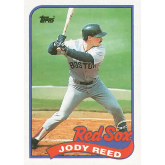 1989 Topps #734 Jody Reed NM-MT Boston Red Sox Baseball Card - Baseball Card Single