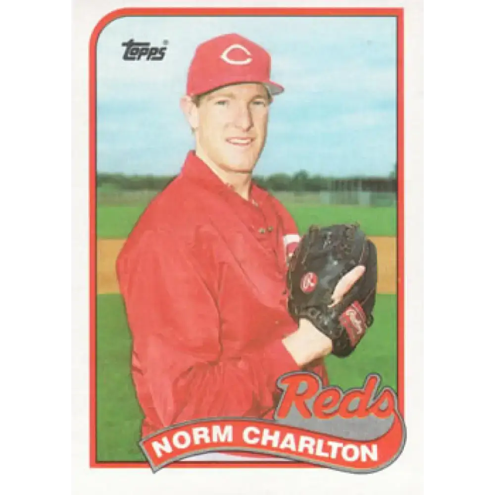 1989 Topps #737 Norm Charlton NM-MT RC Rookie Cincinnati Reds Baseball Card - Baseball Card Single